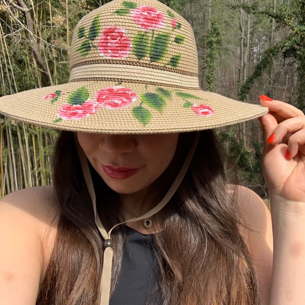 Hand painted hat